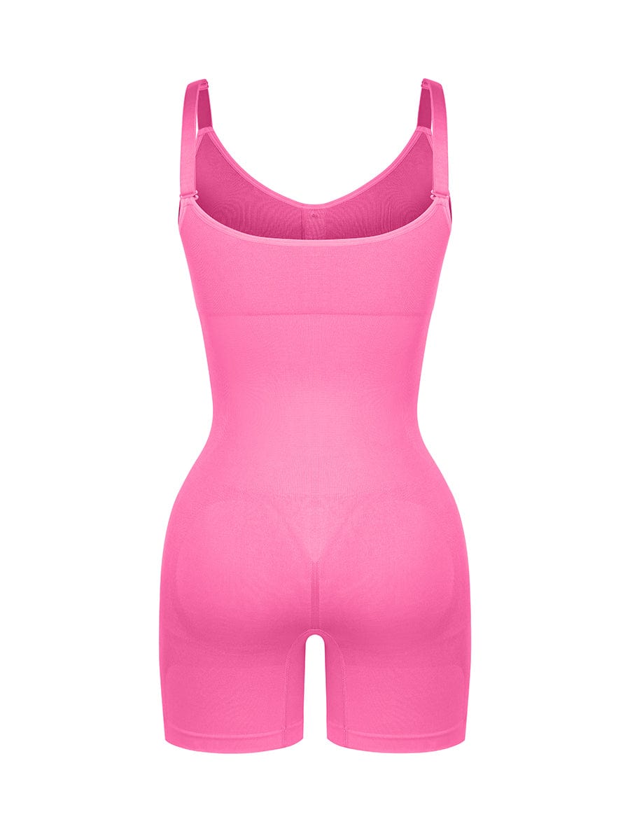 אוברול מחטב Seamless עם תמיכת חזה חיטוב מותניים ובטן והרמת ישבן