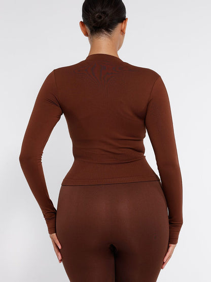 טופ מחטב שרוול ארוך | Aira