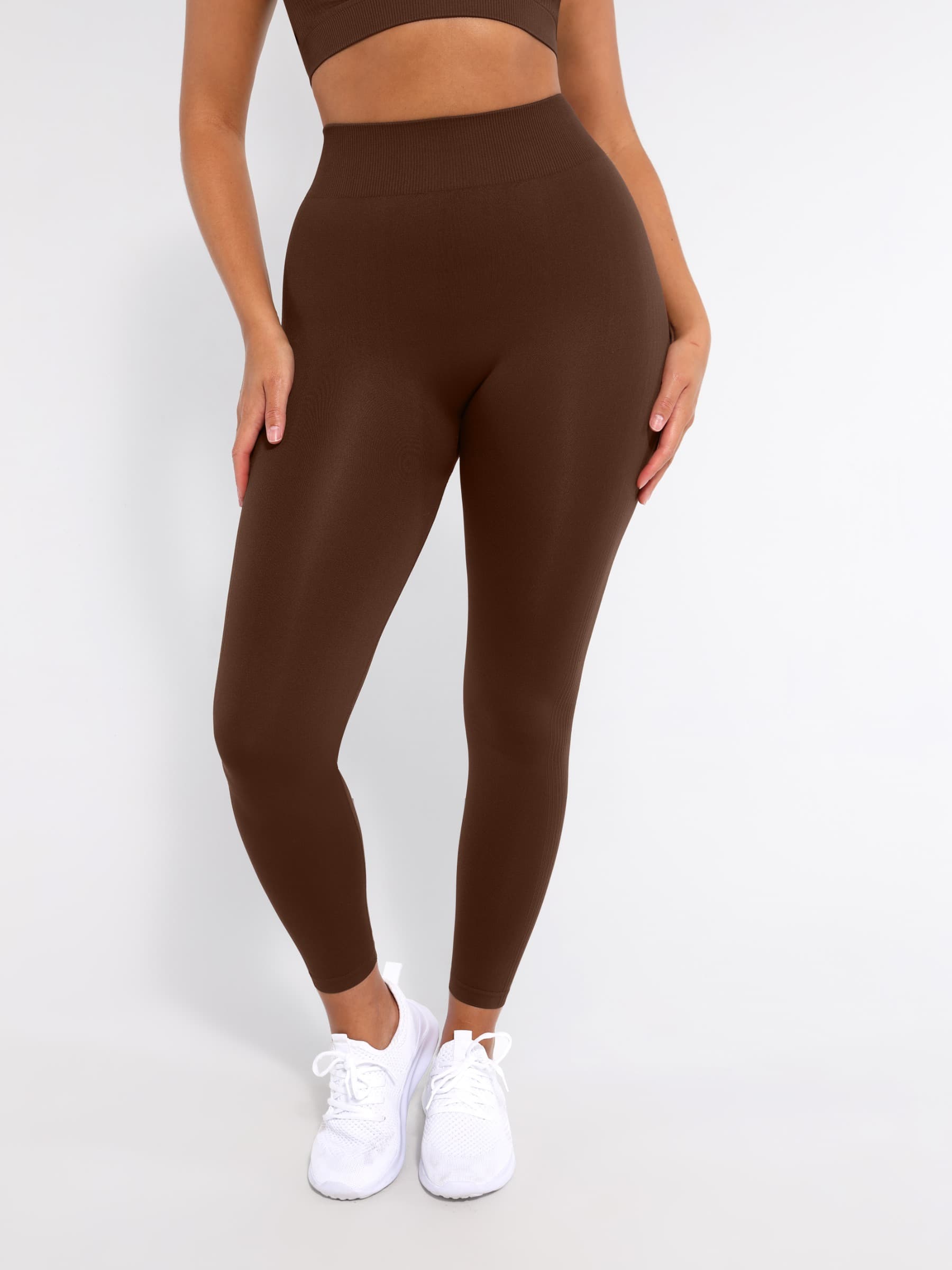 טייץ מחטב Seamless בגזרה גבוהה