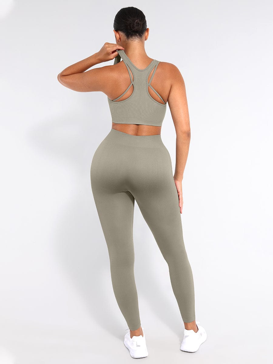 טייץ מחטב Seamless בגזרה גבוהה
