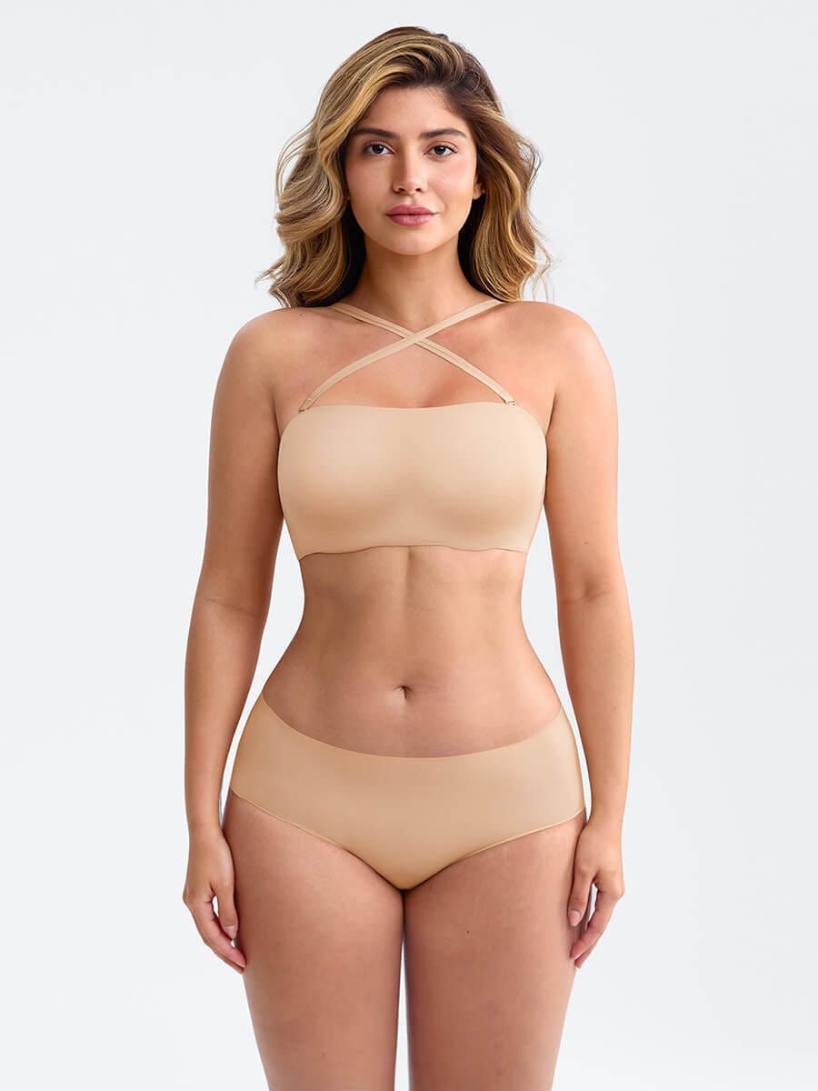 חזייה סטרפלס מחטבת | Amelie