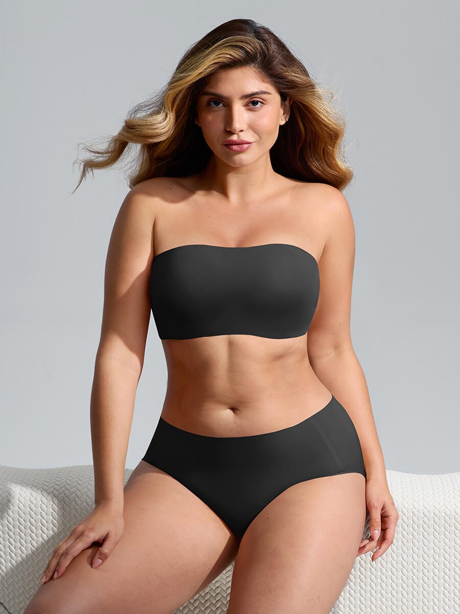 חזייה סטרפלס מחטבת | Amelie