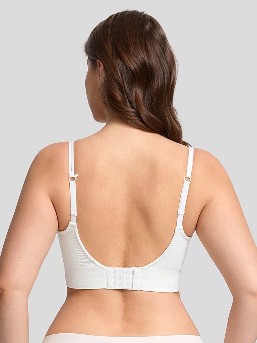 חזיית טי שירט Seamless חצי כיסוי ללא קשת