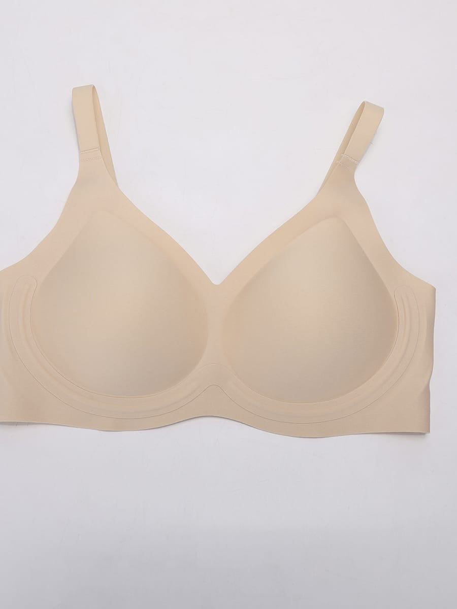 חזיית טי שירט Seamless עם תמיכת ג'ל ללא קשת