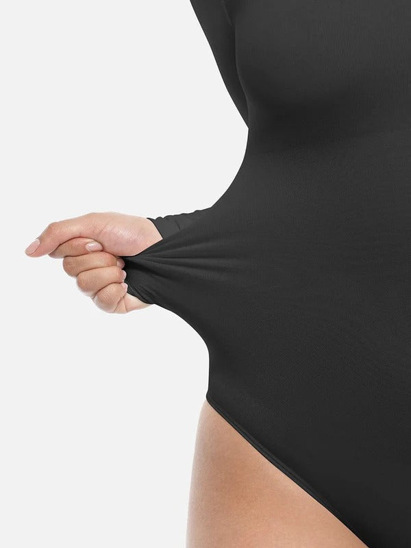 בגד גוף Seamless עם מחוך מובנה להצרת המותניים