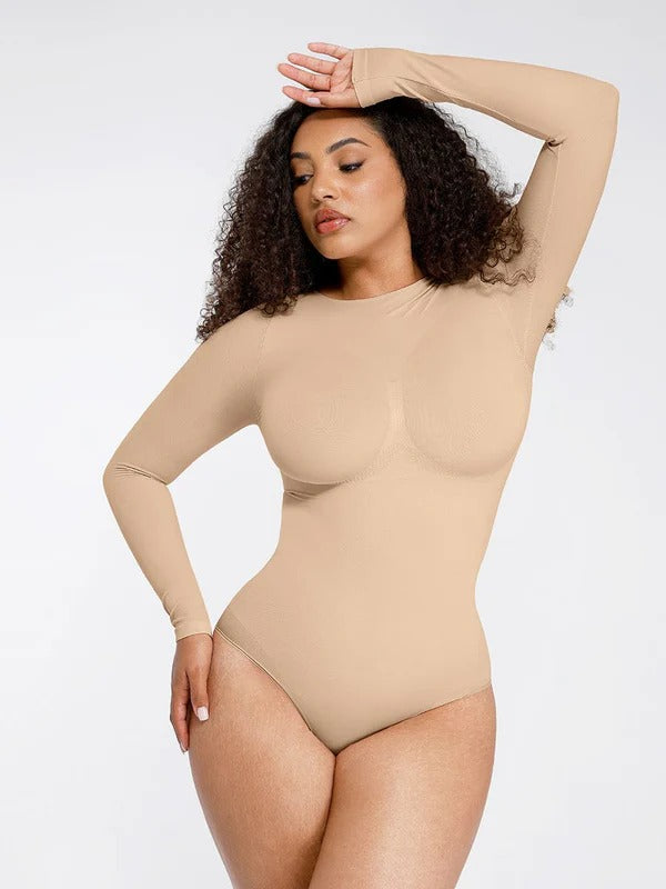 בגד גוף מחטב Seamless עם תמיכת חזה הידוק המותניים וחיטוב בטן