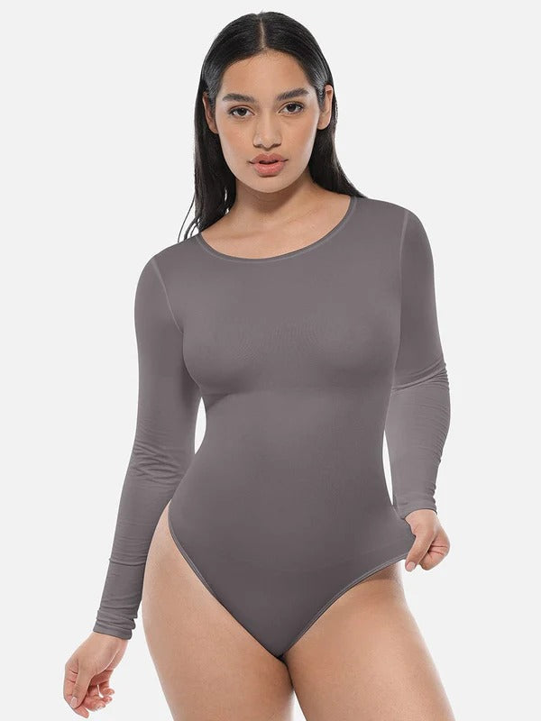 בגד גוף Seamless עם מחוך מובנה להצרת המותניים