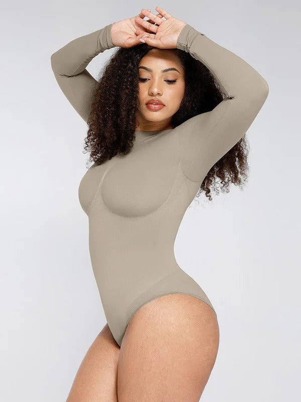 בגד גוף מחטב Seamless עם תמיכת חזה הידוק המותניים וחיטוב בטן