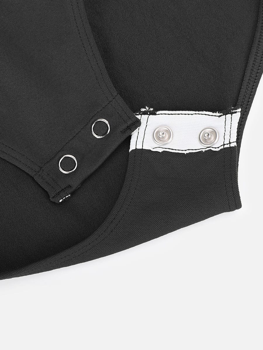 בגד גוף מחטב Seamless עם מחשוף יהלום תמיכת חזה חיטוב מותניים בגזרה קלאסית