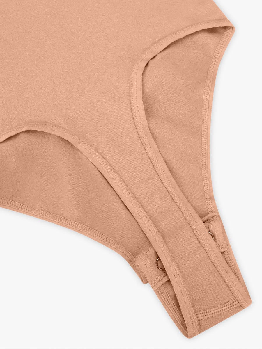 בגד גוף חוטיני מחטב Seamless עם תמיכת חזה וחיטוב מותניים ובטן