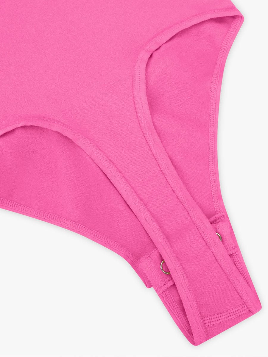 בגד גוף חוטיני מחטב Seamless עם תמיכת חזה וחיטוב מותניים ובטן