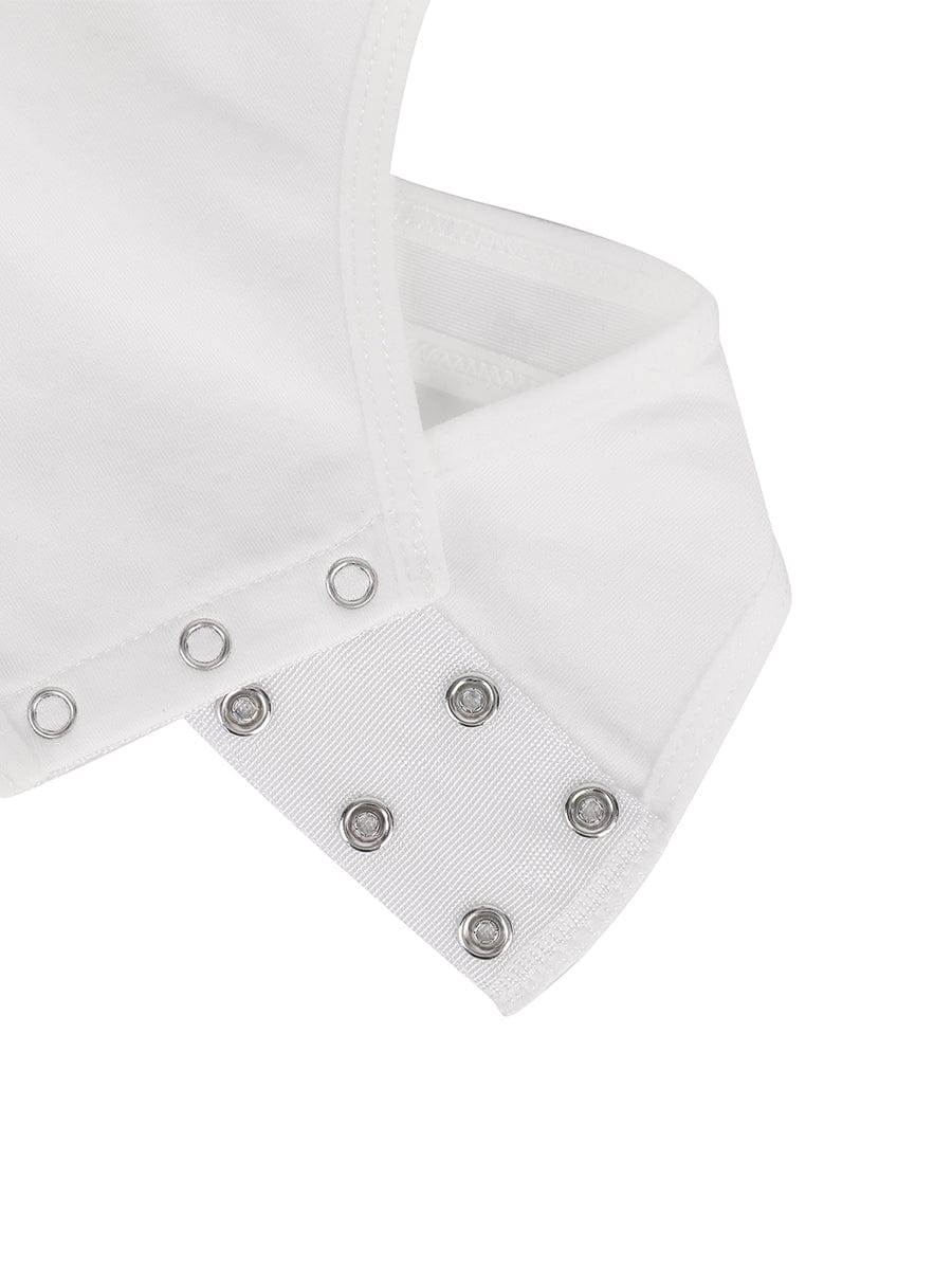 Wholesale Seamless Square Neck Long Sleeve 360¡ã Waist Control Thong Bodysuit